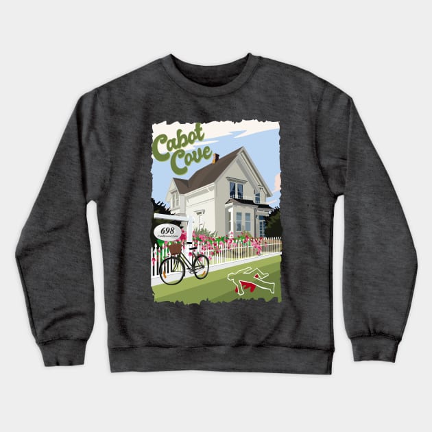 Jessica's House, Cabot Cove Crewneck Sweatshirt by BOEC Gear